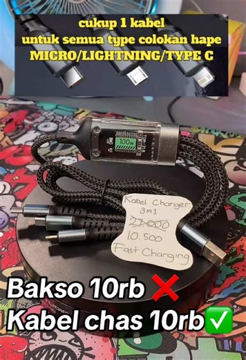 Promo Kabel Data Type C Hanya 10 Ribu Hari Ini!