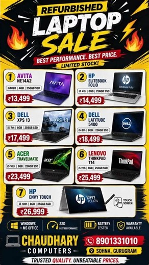 🔥 Premium Laptops at Crazy Low Prices! 💻