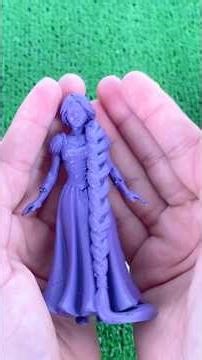 Disney Princess Doll Makeover ~ DIY Miniature Ideas for Barbie - Wig, Dress, Faceup, andMore! DIY