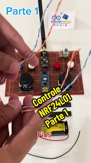 Como fazer um Controle remoto NRF24L01 PARTE 1 #arduinoparainiciantes #arduino #engenharia #tutorial
