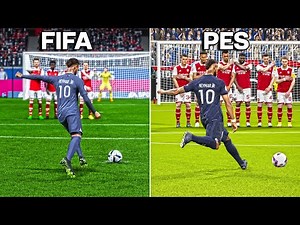 Neymar Jr Free Kicks | FIFA vs PES (2011-2023)