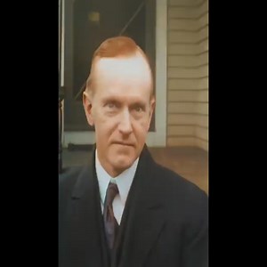 Calvin Coolidge in 1919 - Restored Footage | Exploring History Reels