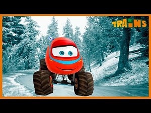 Train and the Monster Machines Full Episodes ✬ Cartoon for Kids About Cars 2016 ✓
