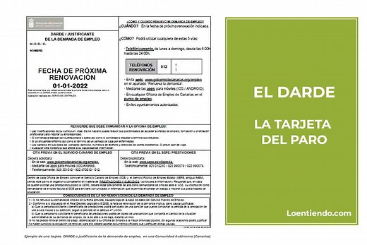 El DARDE o papeleta del paro ¿por qué es tan importante?