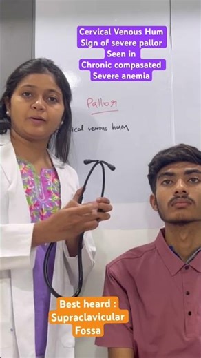 🩸Cervical venous hum 🩸🩺 #medicosstuff #medico #doctor #medicalstudent #mdmedicine #md #mbbs