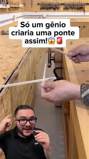 Daniel Techonday on Instagram: "Uma ponte sem pregos, sem parafusos e sem cola 😱 Criada por Leonardo da Vinci. E o mais absurdo: quanto mais peso, mais forte ela fica. Você atravessaria? 👀 Segue pra mais ideias geniais. #curiosidades #genialidade #leonardodavinci #engenharia #inovacao #arquitetura #ciencia #pontes #danieltechonday"