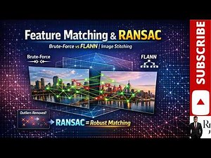 22. Feature Matching & RANSAC Explained | Brute-Force vs FLANN | Image Stitching in Computer Vision