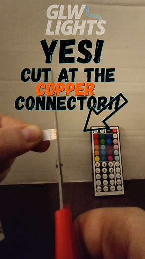Cutting your LED light strips #diy #homedecor #howto #led #ledlight #roommakeover
