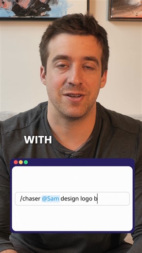 If you spend all day on Slack... this is for you I know you're "supposed" to use Asana, Monday, Trello, Google Sheets or Google Docs... BUT you just end up using Slack That's becuase it's the most intuitive way to work But Slack wasn't built for Project management or Task management So that's why we built Chaser. 💬 Turn any Slack message into a Task 🎯 Chaser follows up and tracks it for you 👥 Assign tasks to groups (even round robin) 🔁 Repeating tasks and checklists 📊 Dashboard for team lea
