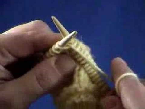 Knit One Front & Back (k1f&b)