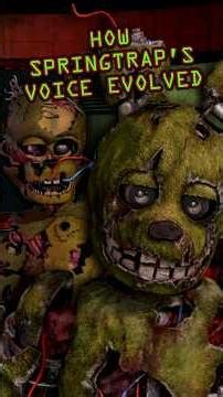 #FNAF How Springtrap's Voice Evolved #fivenightsatfreddys #springtrap #deadbydaylight #williamafton