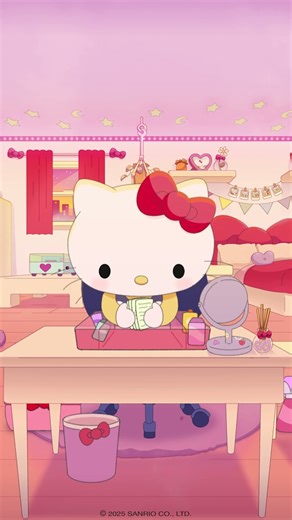 New year reset with Hello Kitty🪞🎀