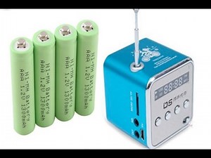 Мини колонка TD-V26 и аккумуляторы AAA 1300 мАч из Китая