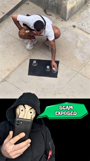 The 3-cup-and-ball scam revealed | The Mask Magic Tricks Revealed