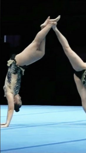 Acrobatic Gymnastics Training for 30 Days - Insane Results #fitness #gymnastics #challenge