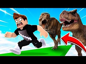 ESCAPING THE DINOSAUR PARK in ROBLOX! (Escape Jurassic Planet Obby)
