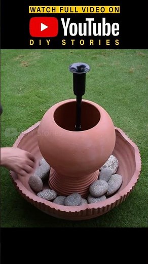 How to Make a DIY Terracotta Fountain Waterfall Easy! Garden Water Feature #diyfountain #gardenideas