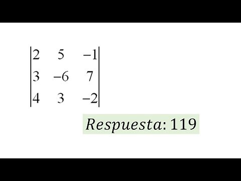 How to find the determinant of a 3x3 matrix
