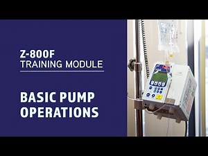 Z800F Pump Training - Basic Pump Features