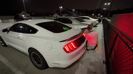 Twin Turbo Mustang GT Takes on DMV Drag Race