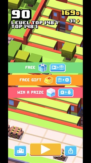 Crossy Road x Subway Surfers | 90 Points in One Game | Gameplay with Skye | #029