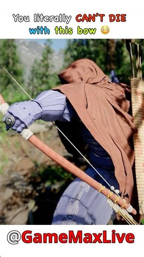 You gonna heal yourself with this bow when you hit the enemy 😳 #crimsondesert #rpg #openworld