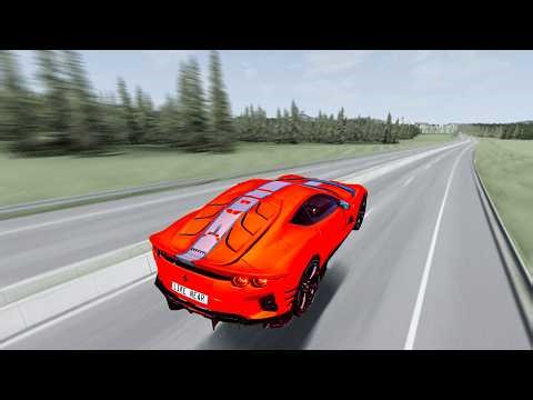 Instant 1200 MPH Acceleration: Which BeamNG Car Survives! 🔥 - BeamNG Drive