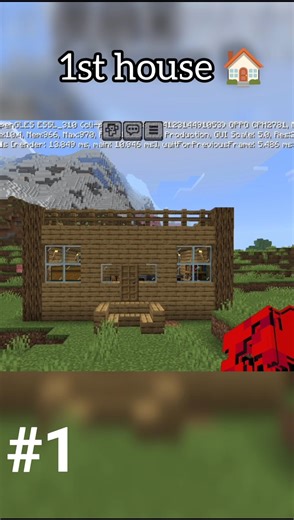 Beginner house ‪@Shivangmini‬ 🏠#minecraft #shorts