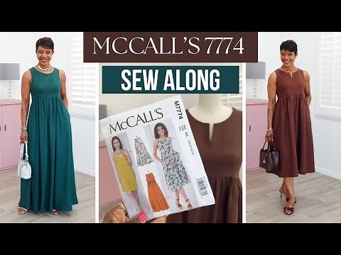 Let's sew a summer dress with McCall's 7774 (2025)