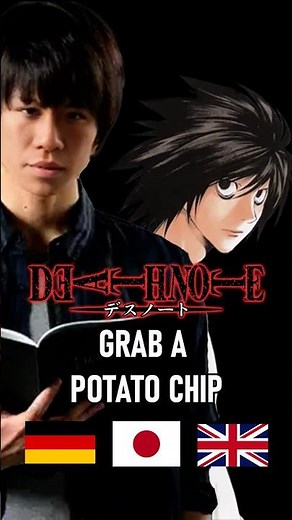 "Grab a Potato Chip" in 3 Languages | Death Note Ep.8