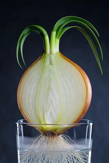 Growing an Onion in Just Water🤯