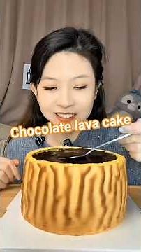 Chinese chocolate lava crepe😍 #asmr #mukbang #cake #eating #food #dessert