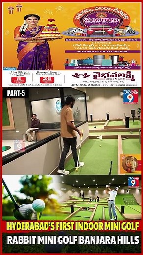 India’s 1st Indoor Mini Golf Course Opens in Hyderabad 🎯 | Rabbit’s Mini Golf at Banjara Hills ⛳