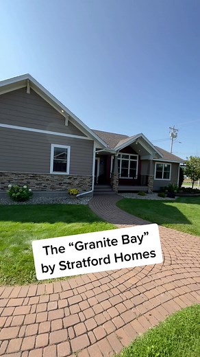 💥 BAM! This cute prefab modular home I toured in Stratford, WI. This home can be built in several states Which you can find at timothyplivingston.com along with price info. This prefab modular home has 3 bed - 2 bath layout in approx 1792 SqFt. It’s full of great interior design inspiration even if you aren’t in the market for a new house! #prefabhouse #modularhomes #modularhouse #modularhome #manufacturedhomes #hometour #housetour #newhome #fyp #foryou #fy #modernhome #homedesignideas #interio