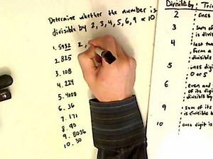 math basics - divisibility tricks - examples