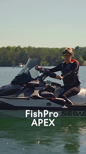 A windshield to protect against chilly conditions, wind pressure, noise, and saltwater exposure?! 🫨 Say less 💯 The FishPro Apex lets you focus on reeling in the best catch 😌 Tag your go-to fishing buddy in the comments 👀 #SeaDoo #SeaDooLife #Fishing #FishPro | Sea-Doo