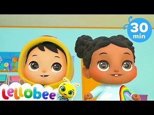 First Day of Preschool | Kids Learning Videos | Nursery Rhymes | ABCs And 123s