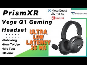 PrismXR Vega Q1 Gaming Headset For Meta Quest, PS5, and More - Unboxing, Test, Review
