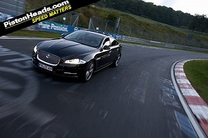 Jaguar XJ LWB At The Nurburgring