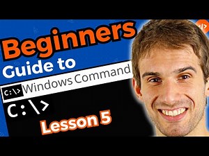 Windows command line prompt . Lesson 5 The PATH variable