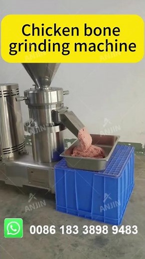 Industrial Automatic Bone Crusher for Bone Meal/Bone Paste Production Meat Grinding machine