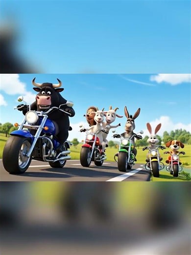 “Motorcycle Mayhem – Animals on the Road”
