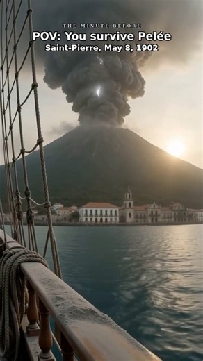 You survive Pelée 🌋 Martinique, 1902 — the city that died in under a minute