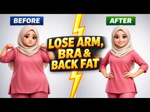 Do It 20 exercises & LOSE Arm, Back & Bra Fat Fast | No Equipment Home Workout | no gym