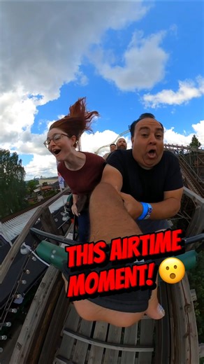 This wooden roller coaster has CRAZY airtime!!! | Theme Park Review