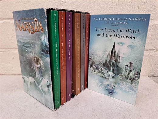 The Complete Chronicles of Narnia Box Set Lions Books Lion Witch and Wardrobe Vintage Collection by C.S. Lewis. - Etsy UK