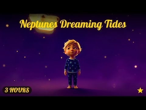 Baby Sleep Music 3 Hours | Neptunes Dreaming Tides | Lullaby for Babies and Toddlers