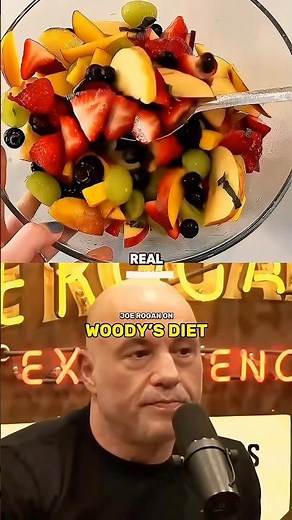 Rogan on Woody's Raw Vegan Diet