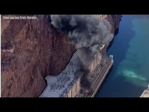 Hoover Dam Fire: Tourist's video captures small explosion at dam