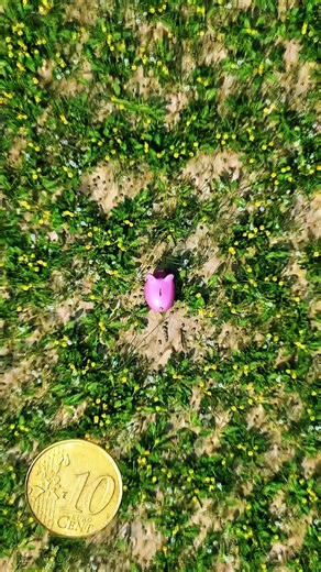 Giant Coin Falling Into Pink Piggy Bank 🪙🐷 #FallingWorlds #InfiniteZoom #ViralShorts